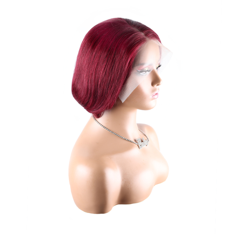 XYS Hair  ShaXuan Frontal Colored Bob  Wigs Short Cut Wig