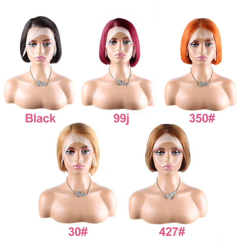 XYS Hair  ShaXuan Frontal Colored Bob  Wigs Short Cut Wig