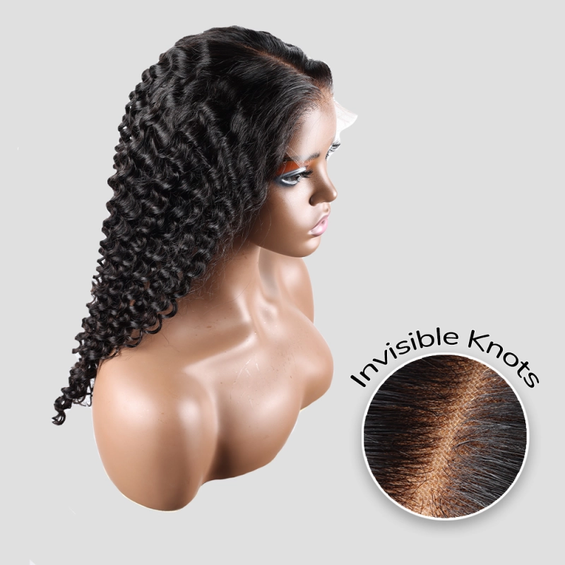 XYS Hair Pre-Bleached Bye-Bye Knots Wig 5X5 HD Lace Straight Invisible Knots Wig