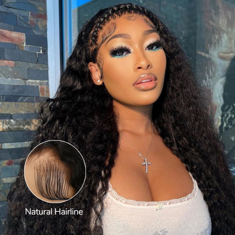 XYS Hair 13X4  Pre-Bleached  HD Lace Frontal  Wig Straight Invisible Knots Wig