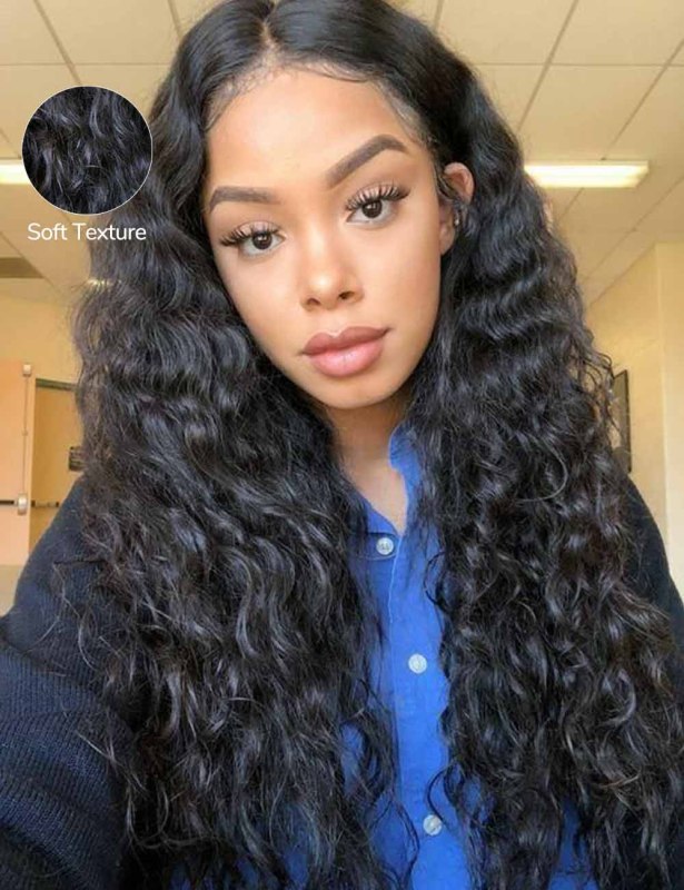 XYS Pre-Everything HD Closure Wig  Water Wave  With Pre Bleached Knots Plucked Hairline