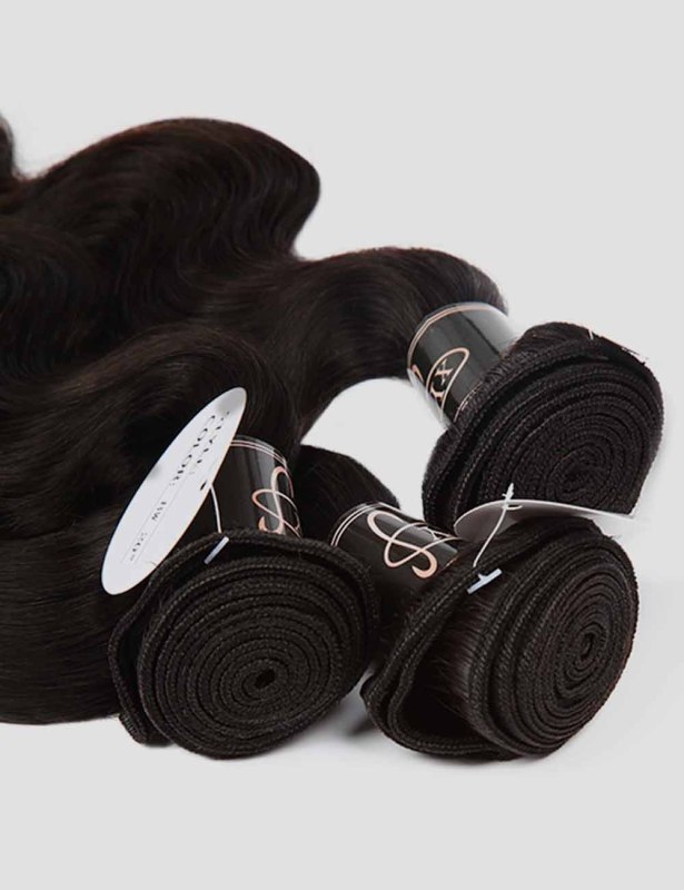 Wholesale Double Weft Human Hair Bundles Body Wave