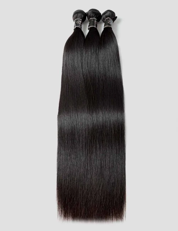 3/4 Bundles Deal Top Quality 100%  Human Hair Straight Bundles