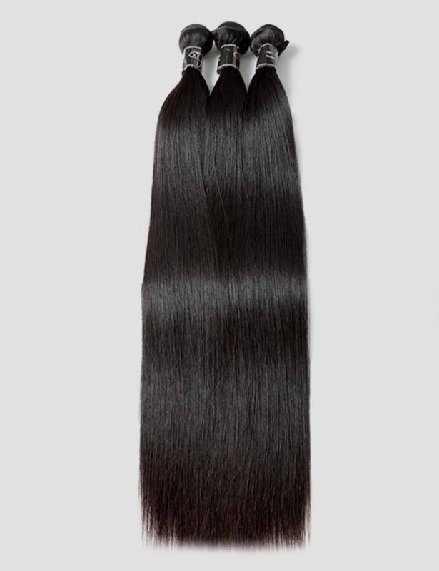 3/4 Bundles Deal Top Quality 100%  Human Hair Straight Bundles