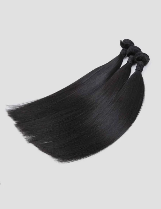 3/4 Bundles Deal Top Quality 100%  Human Hair Straight Bundles