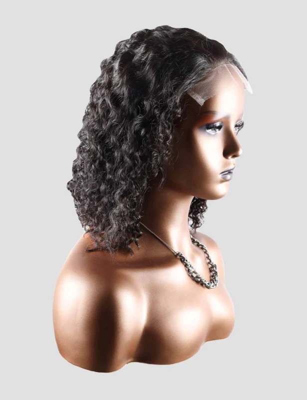 XYS Hair 5X5 HD Lace  Bob  Wigs 180% Density Deep Curly