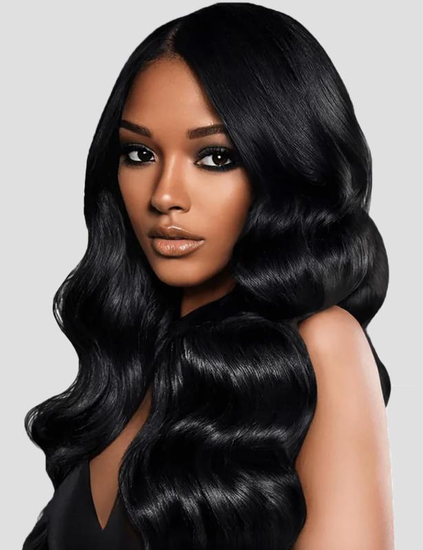 XYS Hair Human  Full Lace Wigs Body Wave With Pre-Plucked Hairline