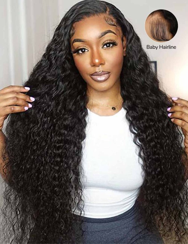 XYS Hair 13x4 Pre-Cut Lace Front Super  HD Lace Frontal  Wig Burmese Curly 180% Density