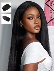 Beauty Natrual Raw Indian Hair Kinky Straight Bundles 3/4Bundles Deal