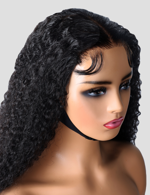 XYS Hair 5x5 Pre-Cut Lace Front Super  HD Lace Frontal  Wig Burmese Curly 180% Density