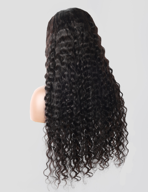 XYS 5x5 Pre-Everything HD Closure Wig  Water Wave  With Pre Bleached Knots Plucked Hairline
