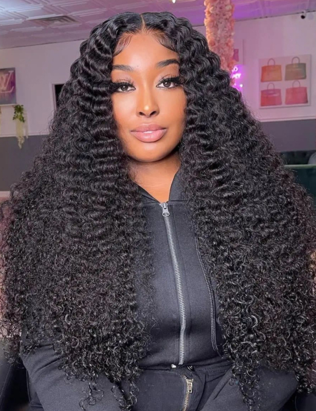 XYS Hair 5*5 Transparent Lace Closure Deep Wave