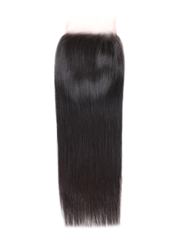 XYS Hair 5*5 With Natural hairline Transparent Lace Closure Straight