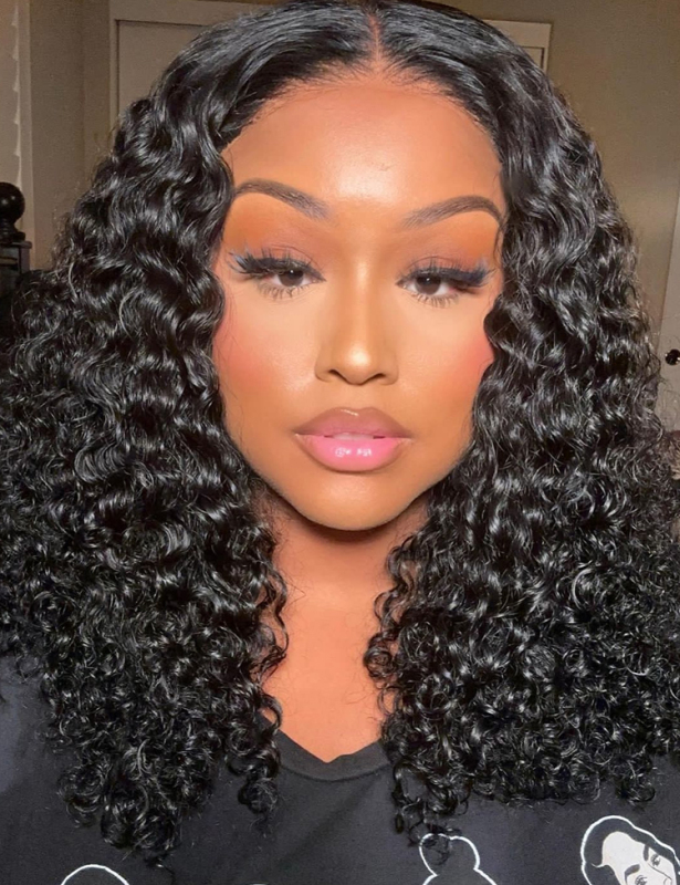 XYS Hair 5*5 Transparent Lace Closure Deep Wave