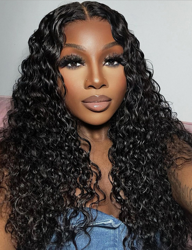 XYS Hair Breathable 5*5 Transparent Lace Closure Italian Curly