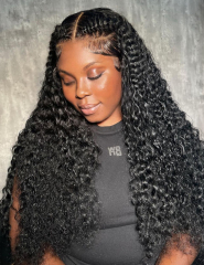 XYS Hair 5*5 Transparent Lace Closure Deep Wave