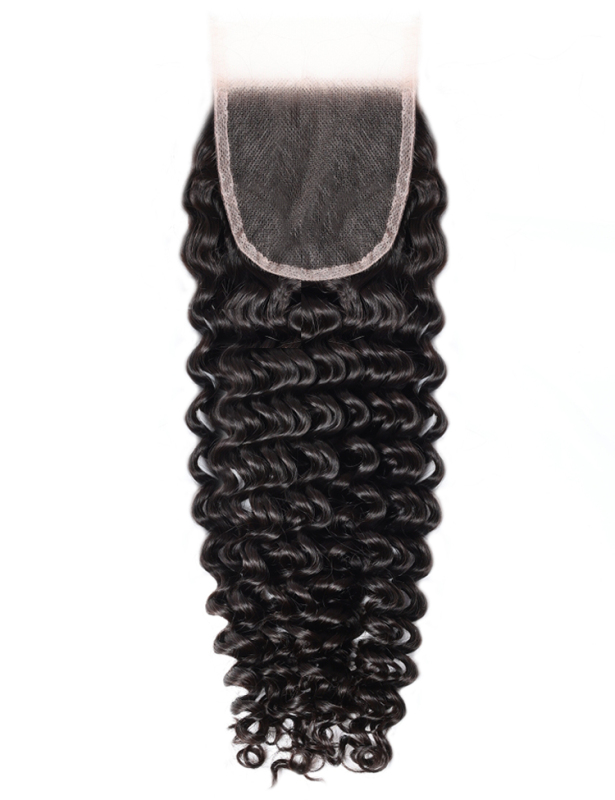 XYS Hair 5*5 Transparent Lace Closure Deep Wave