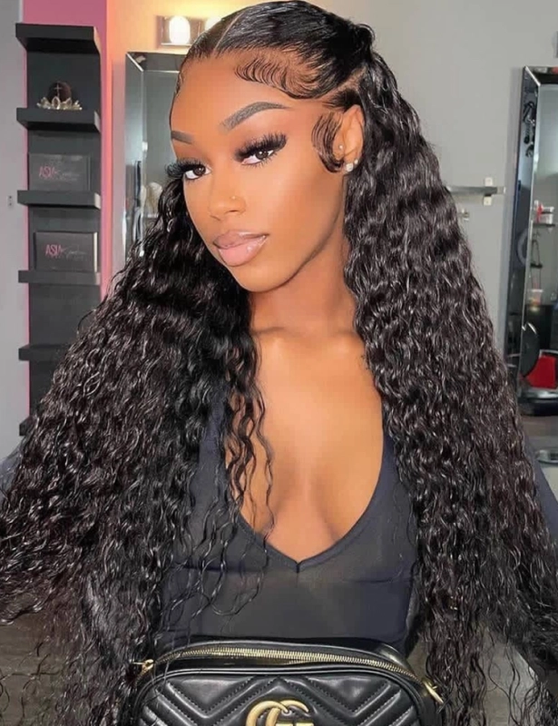 XYS Hair Natural hairline 13*4 Transparent Lace Frontal Loose Curly