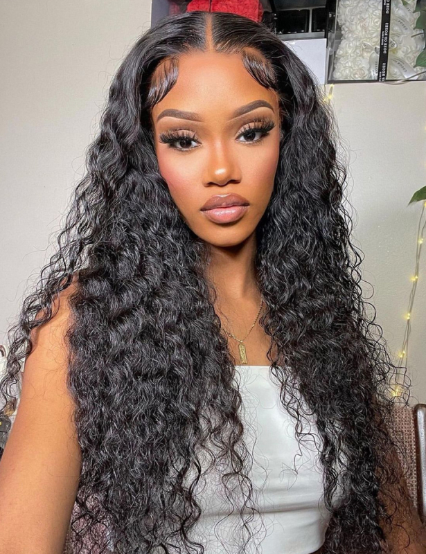 XYS Hair Natural hairline 13*4 Transparent Lace Frontal Loose Curly