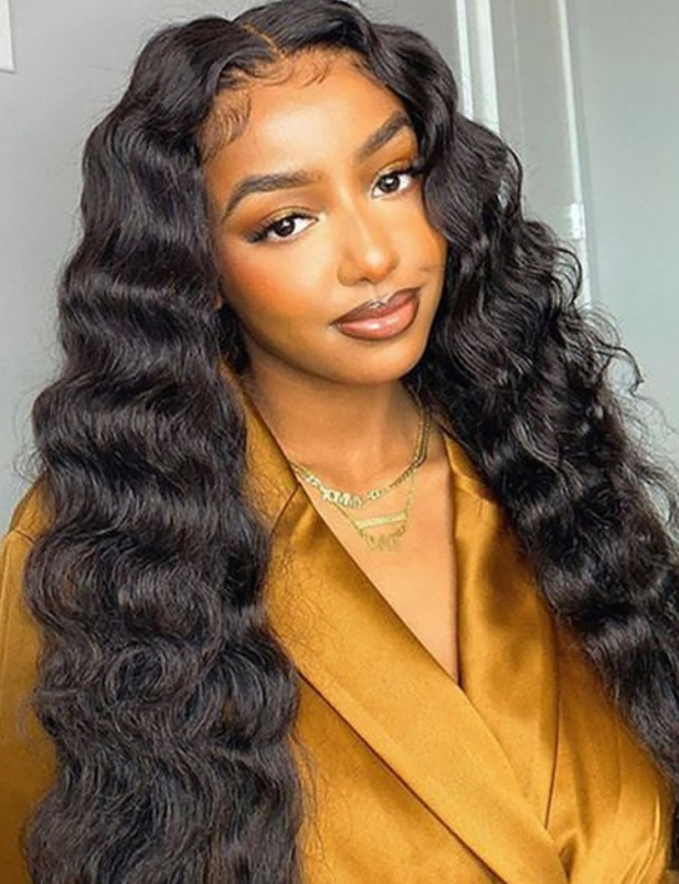 XYS Hair 13*4 Transparent Lace Frontal Loose Wave