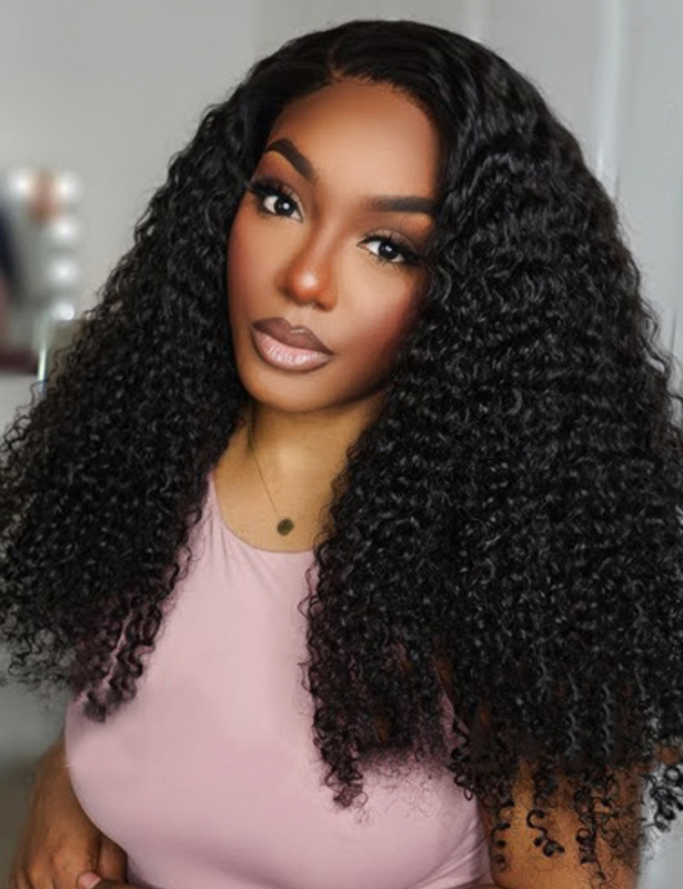 XYS Hair Deep Curly 5*5 HD Lace Closure With Super Small Knots
