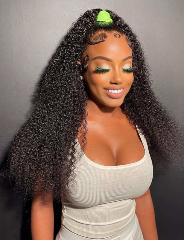 XYS Hair Deep Curly 5*5 HD Lace Closure With Super Small Knots