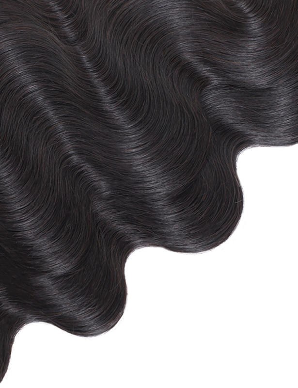 XYS Hair 5*5 Transparent Lace Closure Body Wave nature color