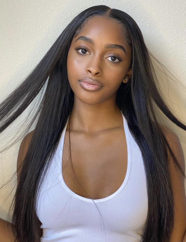 XYS  Hair Unprocessed Straight  HD 13x4 Lace Frontal