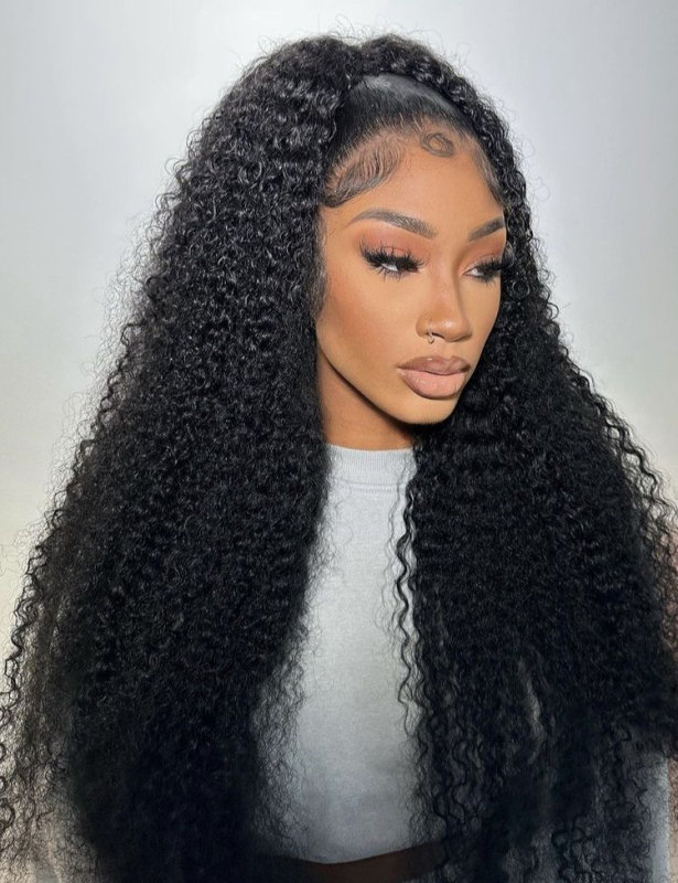 XYS Hair Human Hair Deep Curly  4*4  HD Lace Closure with High Quality