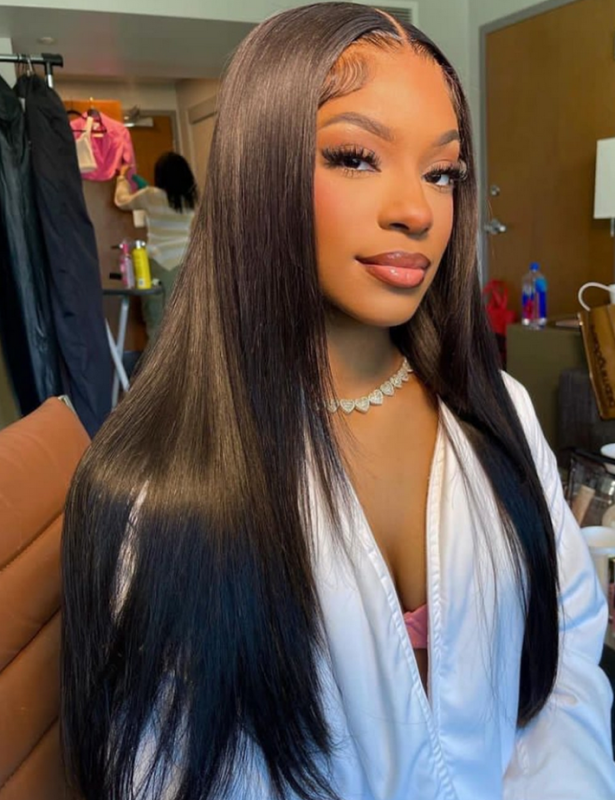 13*4 Straight HD Lace Front Wigs With Pre Plucked