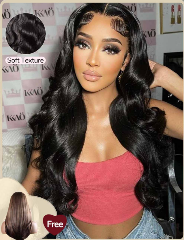 XYS 5X5 Pre-Everything Body Wave Lace Closuret Wig With Pre Bleached Knots Plucked Hairline