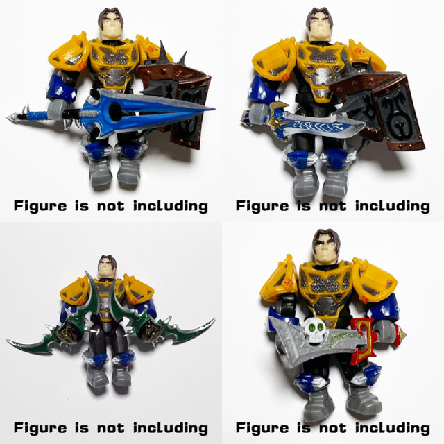 Suitable for LEGO &amp; Mega Bloks Construx World of Warcraft Shalamayne Warglaive Voror Thunderfur 1 Weapon【HANDMADE】Building Blocks Construction Toys