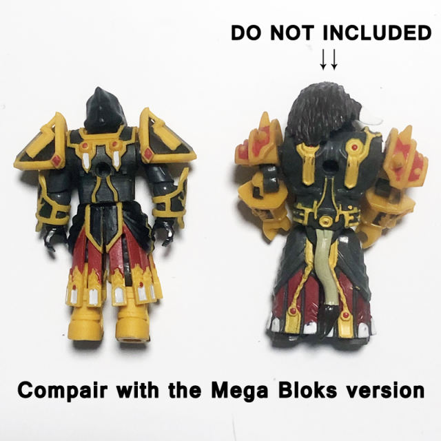 Mega Bloks Construx World of Warcraft Paladin Tier 2 Armor lot【Handmade】Building Blocks Construction Toys