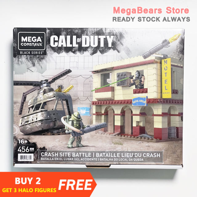 Mega Bloks Construx Call of Duty Black Series HBG37 Crash Site Battle Building Blocks Construction Toys