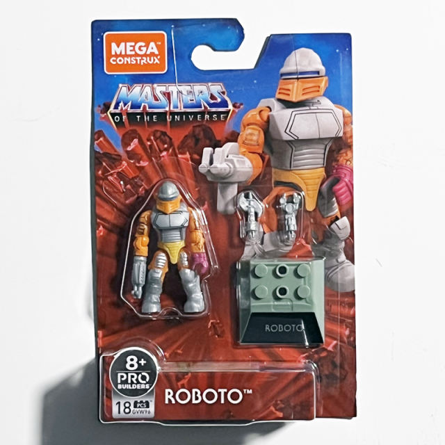 Mega Bloks Construx Masters Of The Universe Heroes Trap Jaw Scareglow Tri-Klops Roboto Man-E-Faces 5 Pcs lot Building Blocks Construction Toys