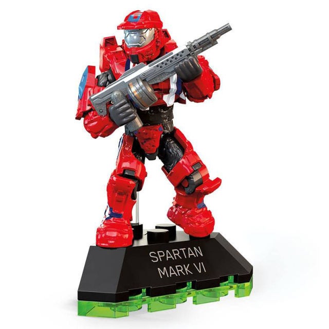 Mega Bloks Construx Halo Heroes Series 7 FMM80 Spartan Mark VI Building Blocks Construction Toys