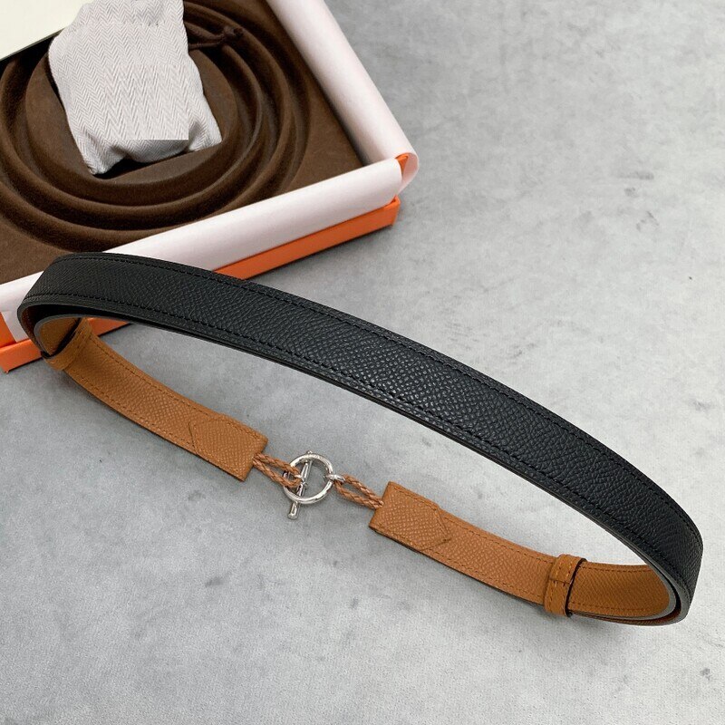 Adjustable palm print cowhide belt charm double sided women's belt one size temperament dress belt 2.5 decorative trouser belt