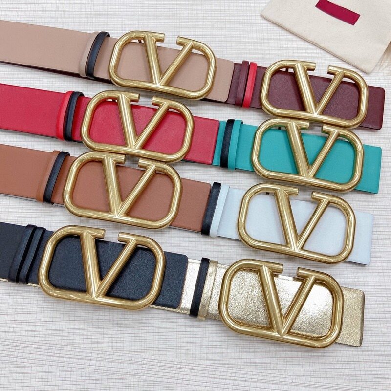 Color cowhide wide version waist seal 7.0 V dual-use leather belt super wide matching coat belt dress wide belt