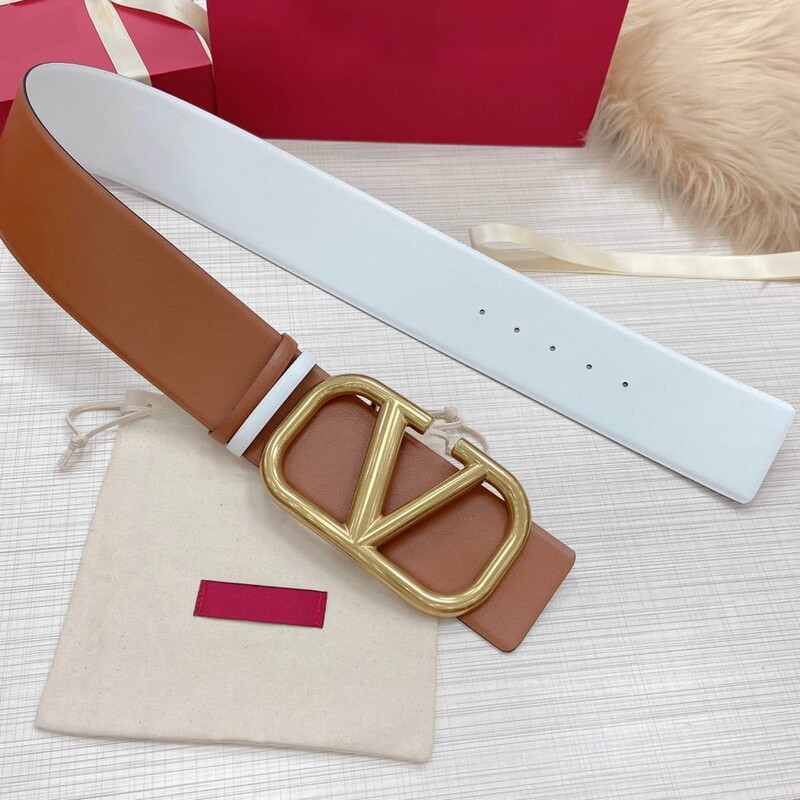 Color cowhide wide version waist seal 7.0 V dual-use leather belt super wide matching coat belt dress wide belt