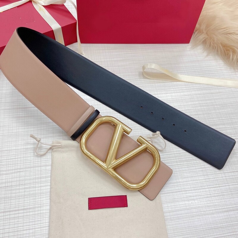 Color cowhide wide version waist seal 7.0 V dual-use leather belt super wide matching coat belt dress wide belt