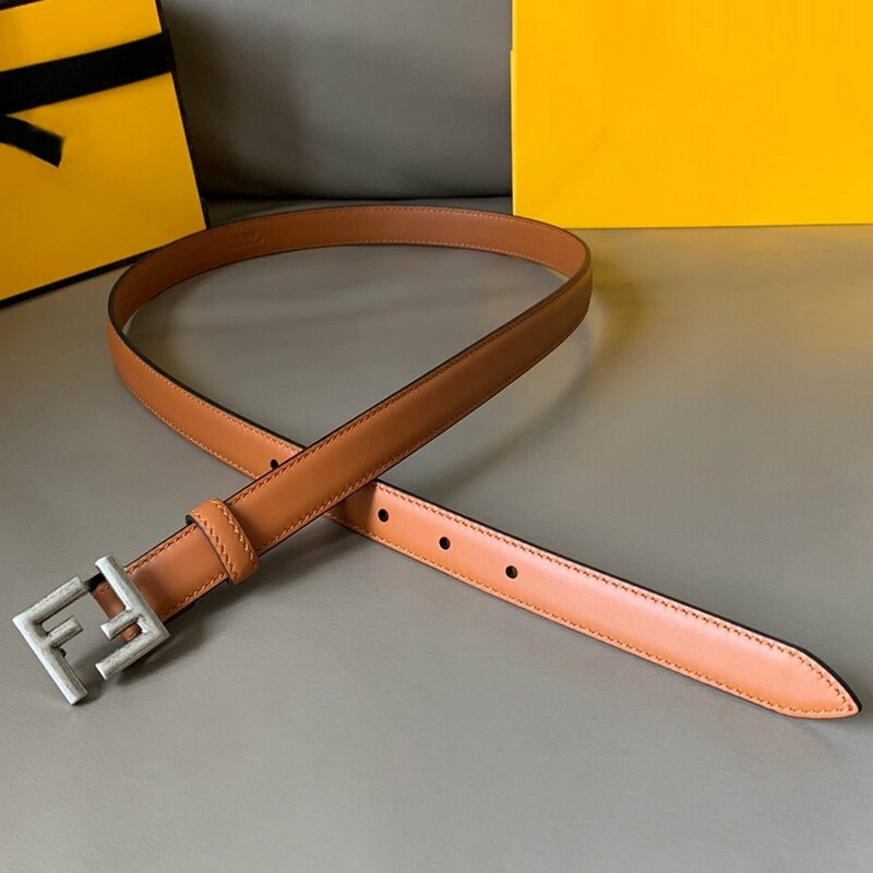 High quality commercial women's belt plain leather fine version simple buckle belt 2.0 waist formal women's belt