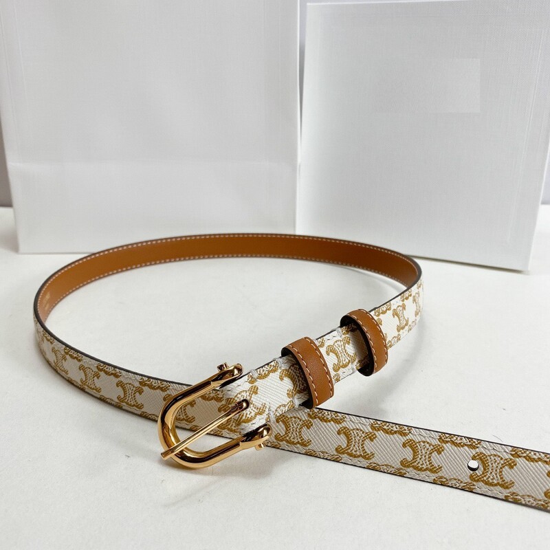 Summer thin waist needle belt printing color small edition belt 1.8 elegant collocation needle button skirt waist lace