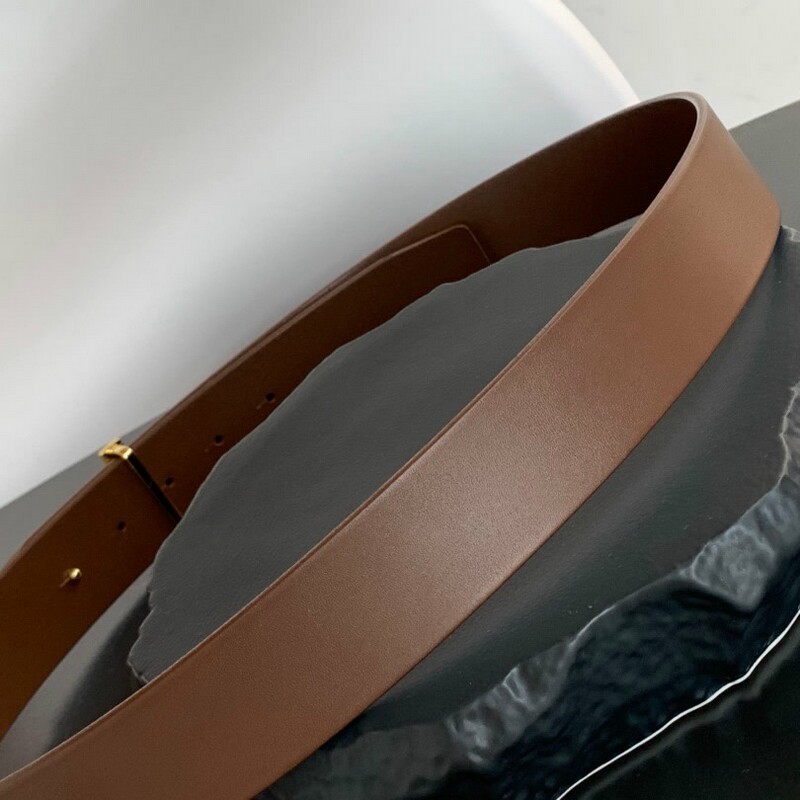 Business men's high quality leather belt end plate buckle T-buckle simple 4.0 stainless steel buckle full head layer leather