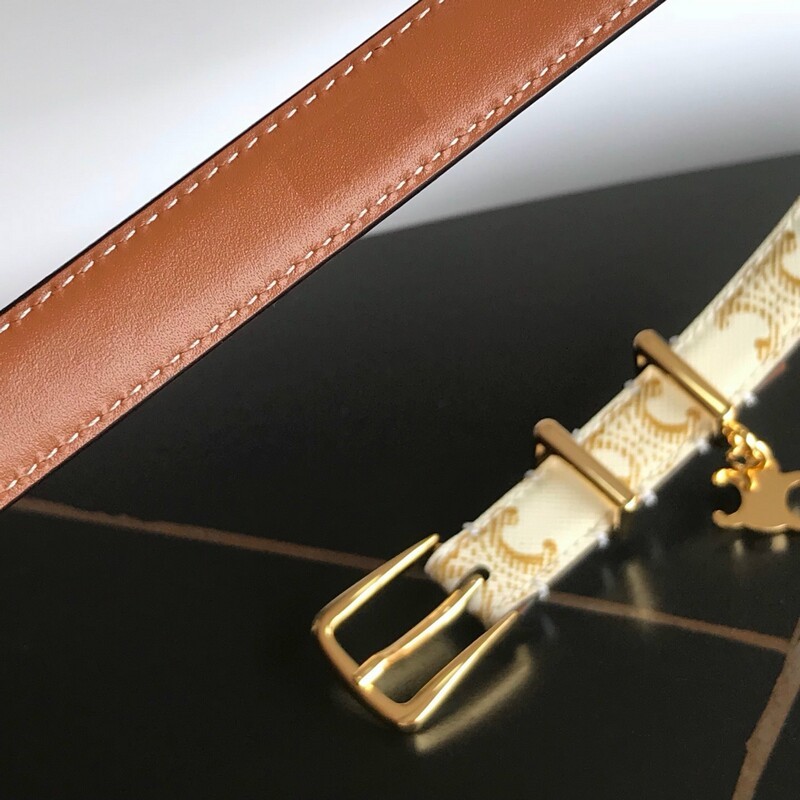 Waist small needle belt for women delicate hardware pendant fashion belt 1.8CM high quality leather accessory belt