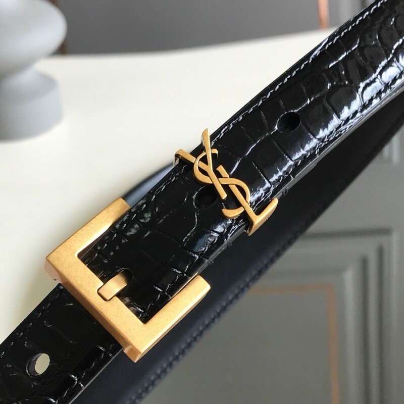 Classic needle top layer cowhide pants skirt accessory belt exquisite fashion letter buckle belt ladies waist belt