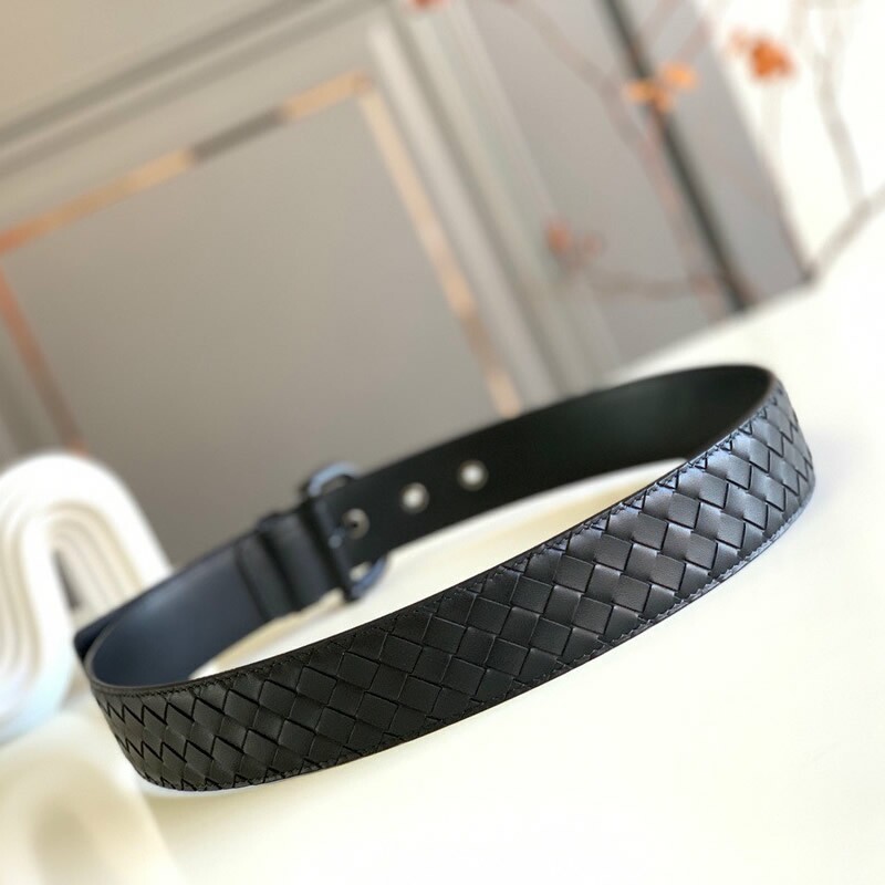 High quality men's belt tire cowhide handwoven belt business men's full head leather classic needle head belt