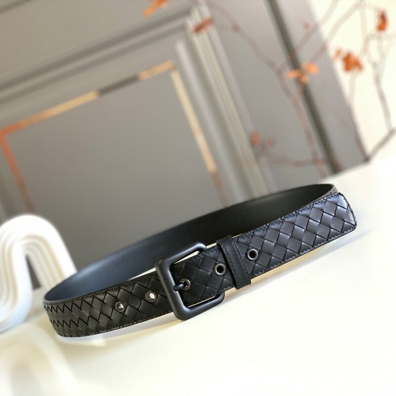 High quality men's belt tire cowhide handwoven belt business men's full head leather classic needle head belt