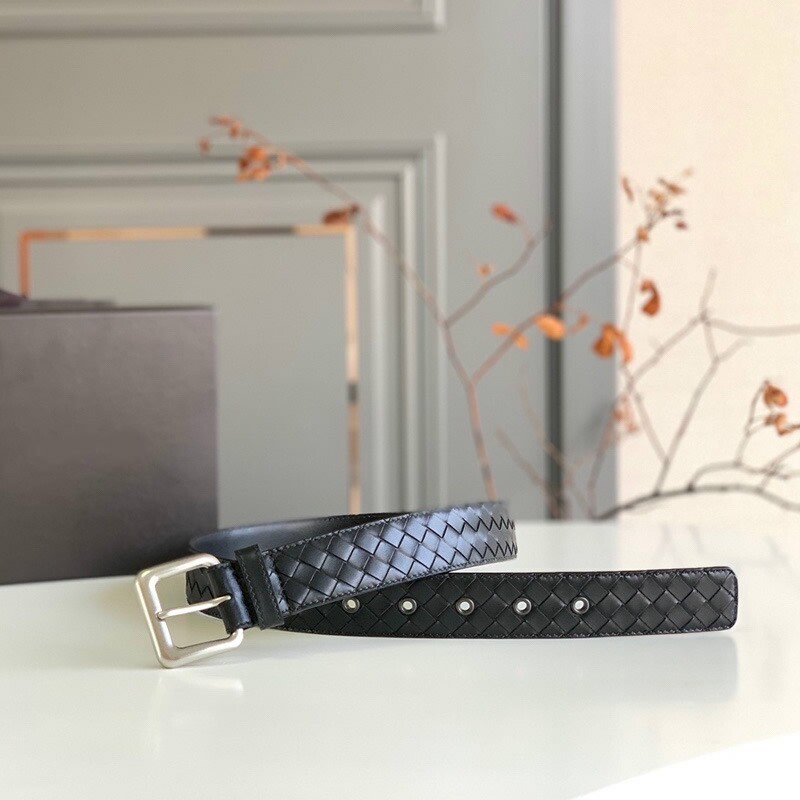 High quality men's belt tire cowhide handwoven belt business men's full head leather classic needle head belt