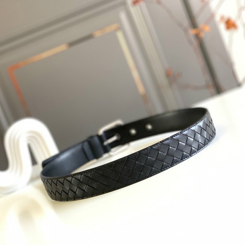 High quality men's belt tire cowhide handwoven belt business men's full head leather classic needle head belt