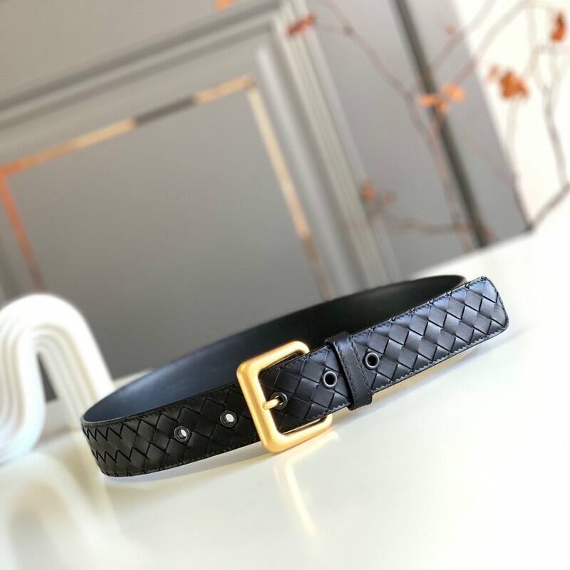 High quality men's belt tire cowhide handwoven belt business men's full head leather classic needle head belt